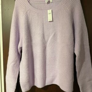GAP Lilac Women's Crew Neck Sweater